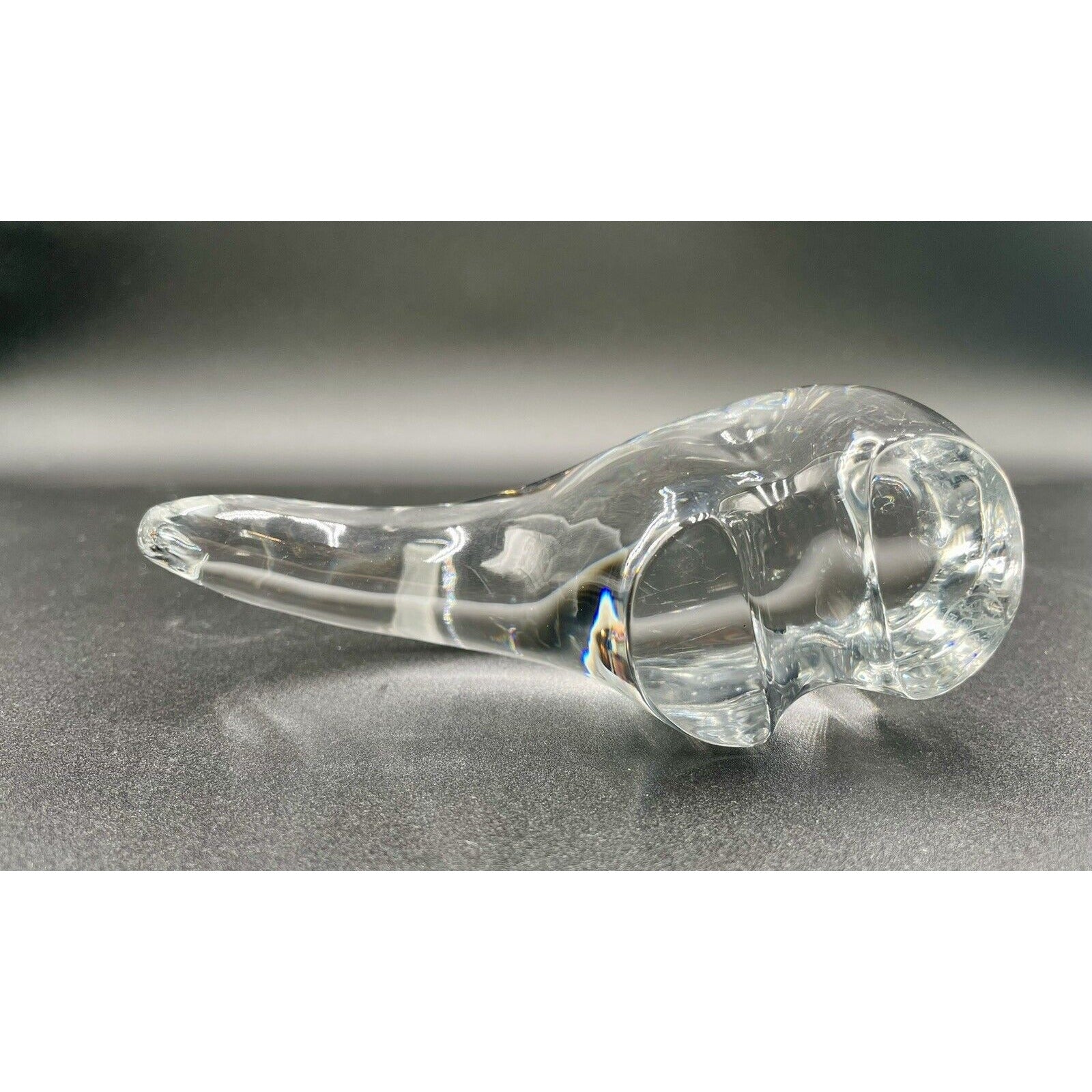 Vintage Baccarat France Crystal Anteater Figurine Paperweight (B1) - Vintosh Vintage