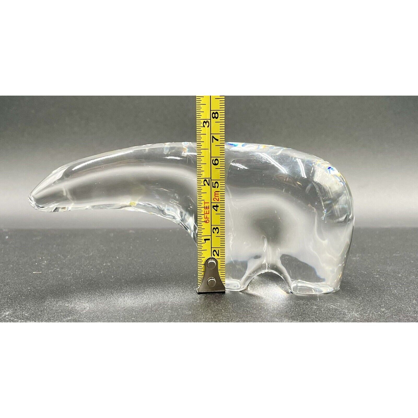 Vintage Baccarat France Crystal Anteater Figurine Paperweight (B1) - Vintosh Vintage