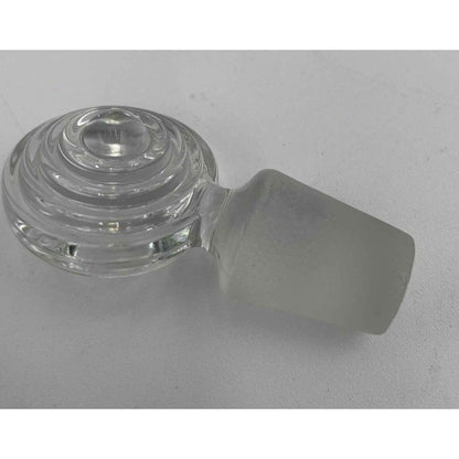 1930s Cambridge Green #3450 Nautilus Glass Decanter w/Stopper 28oz Art Deco (D8)