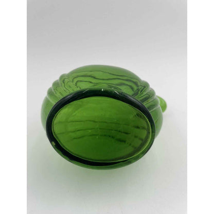 1930s Cambridge Green #3450 Nautilus Glass Decanter w/Stopper 28oz Art Deco (D8)