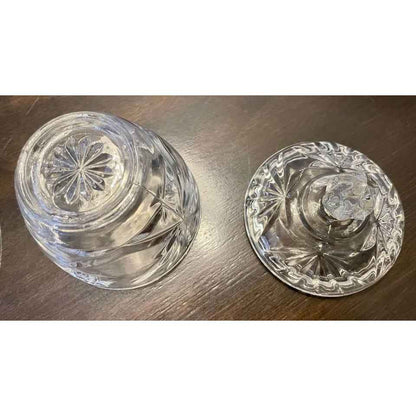 Vintage Candy Box with Lid and Dish by Anchor Hocking (C3)