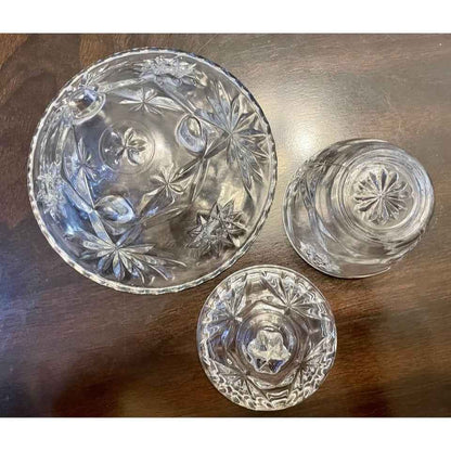 Vintage Candy Box with Lid and Dish by Anchor Hocking (C3)