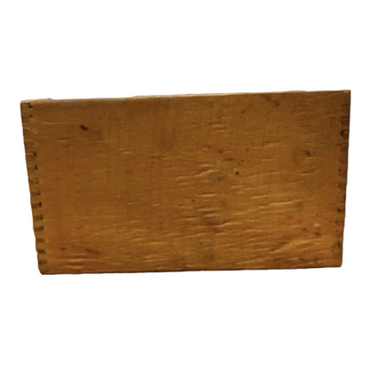 Vintage American Crayon Co Dovetail Wood 510 Chalk Box - Vintosh Vintage
