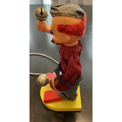 Rare Vintage GDR German SONNI Toy Circus Clown PLAYING CYMBALS + BOX (B2) - Vintosh Vintage