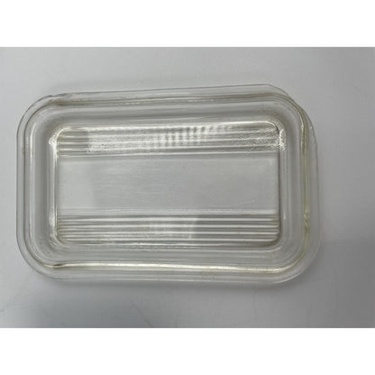 Vintage Pyrex Blue Refrigerator Dish w/ Ribbed Lid #502 (B2) - Vintosh Vintage