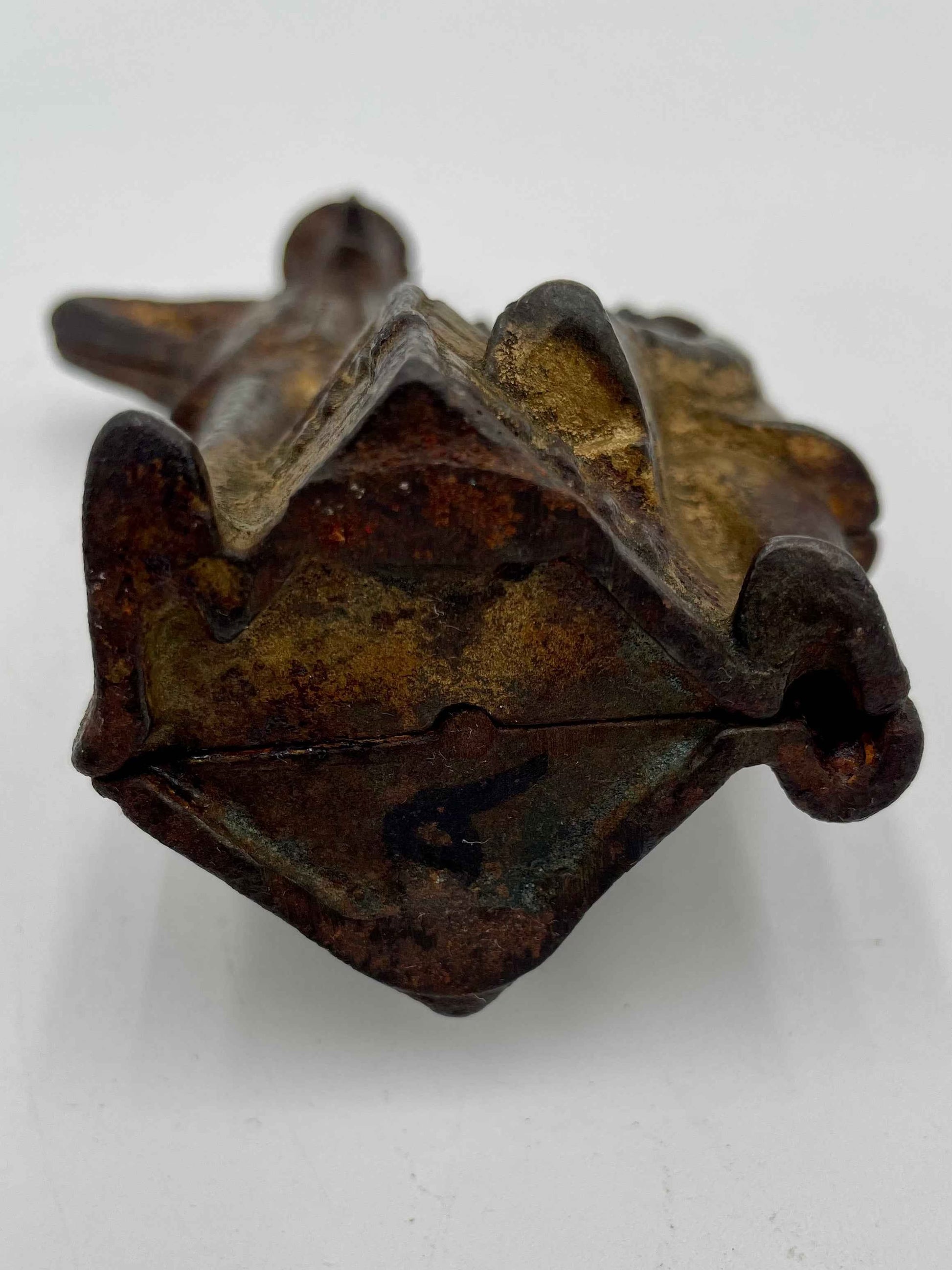 Original AC Williams Cast Iron Collectible Mutt & Jeff Coin Bank Early 1900s