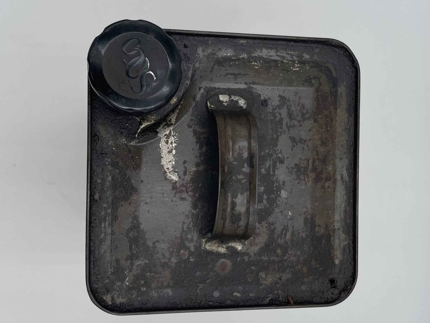 1940s STANDARD OIL Co Superla Cream Separator Oil One Gallon Can - Partially Full