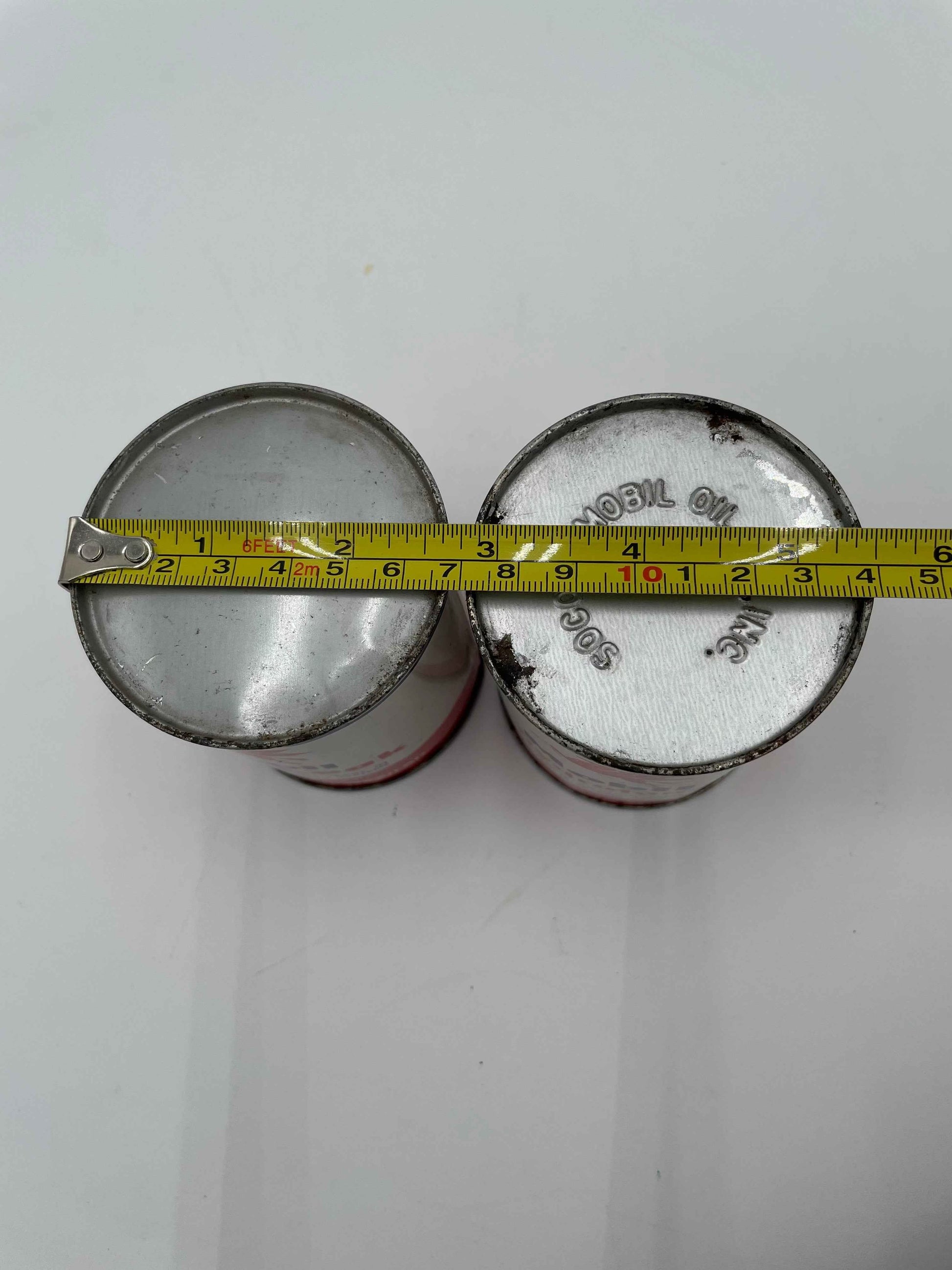 Vintage MOBIL SOCONY OIL Stop-Leak &
Hydrotone 8 oz Full Cans