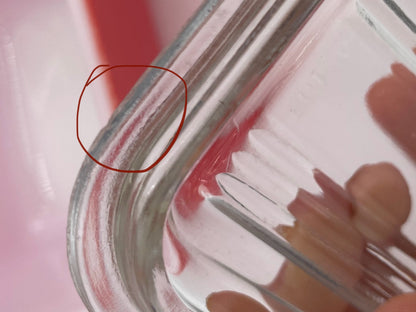 Vintage Pyrex Refrigerator Dish Small Red Rectangular 501-B with Lids Set/3 - Vintosh Vintage