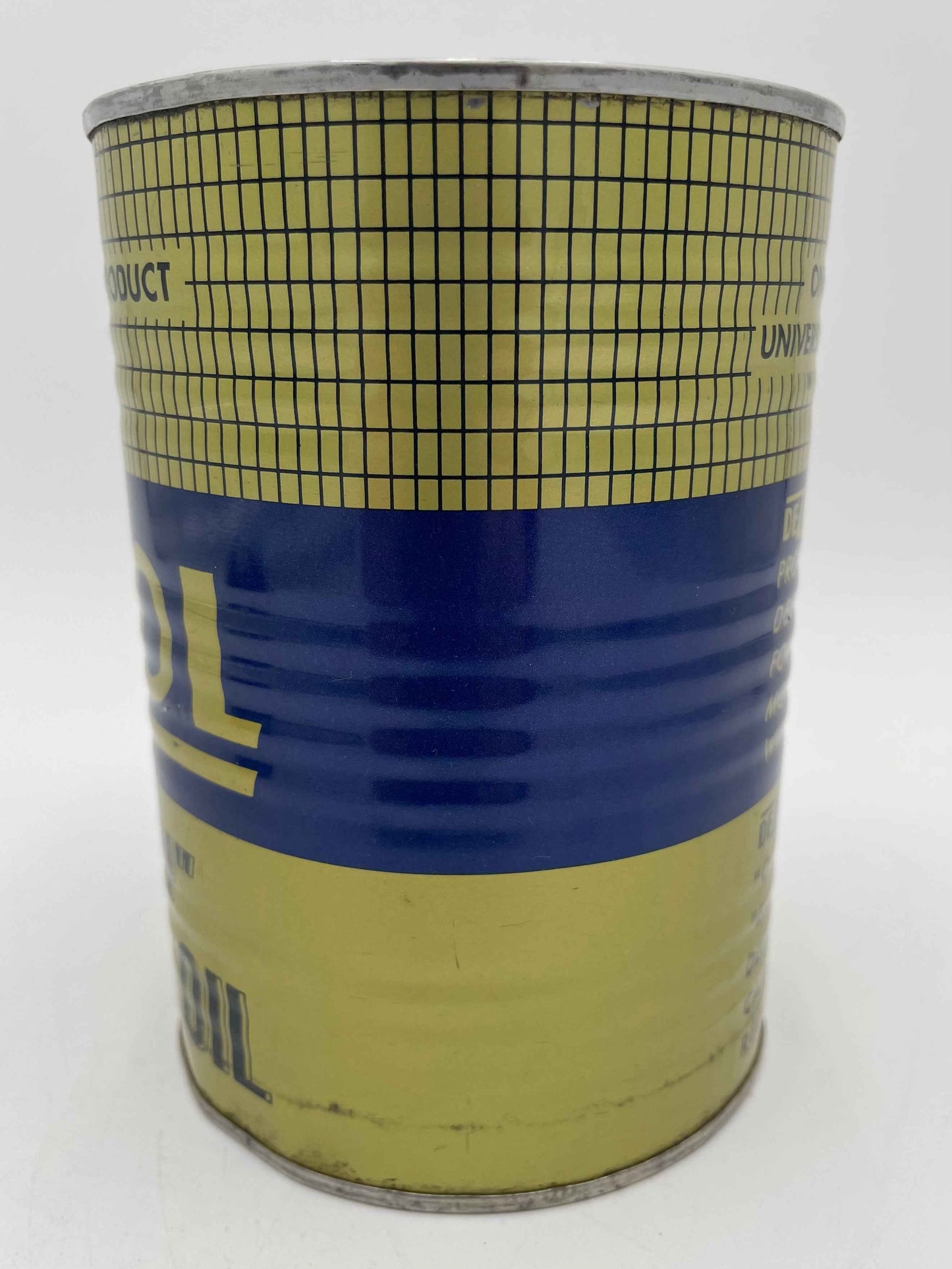 Vintage DeZol Motor Oil 1 Quart Metal Can Universal Motor Oils
Co Wichita Kansas - Full