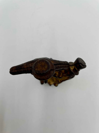 Original AC Williams Cast Iron Collectible Mutt & Jeff Coin Bank Early 1900s