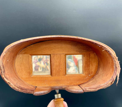 Two Antique Wood Stereoscopes & 25
Stereoscopic Images