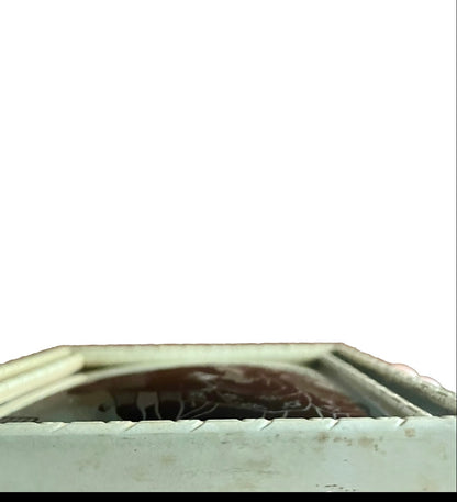 1940s Silhouette Reverse Painted on
Convex Glass Colonial Couple Picture - Vintosh Vintage