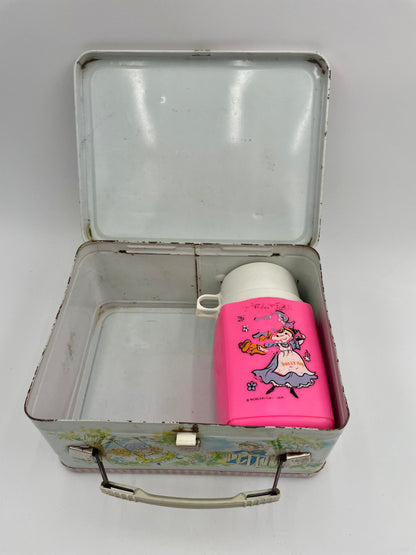 Original 1974 Polly Pal Classic Character Metal Lunch Box With Thermos - Vintosh Vintage
