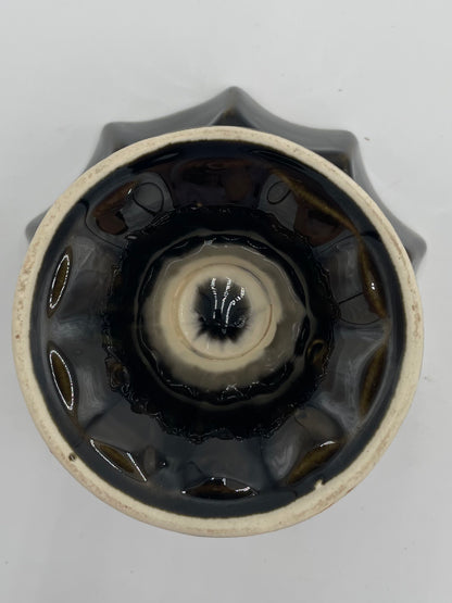 Vintage HULL F83 Art Pottery Small Deep Green Compote
Pedestal Bowl USA - Vintosh Vintage