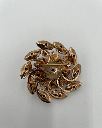 VTG Gold Tone AB
Amethyst Purple
Rhinestone Brooch Pin Unsigned - Vintosh Vintage