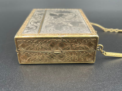 Art Nouveau Miniaudiere Pristine Antique Compact
Vanity Carryall Purse
