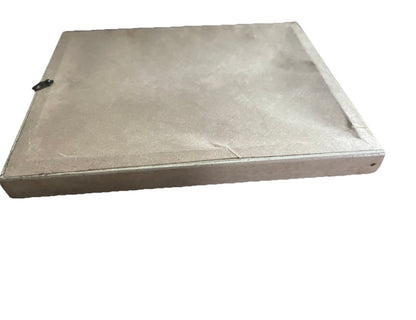 1940s Silhouette Reverse Painted on
Convex Glass Colonial Couple Picture - Vintosh Vintage