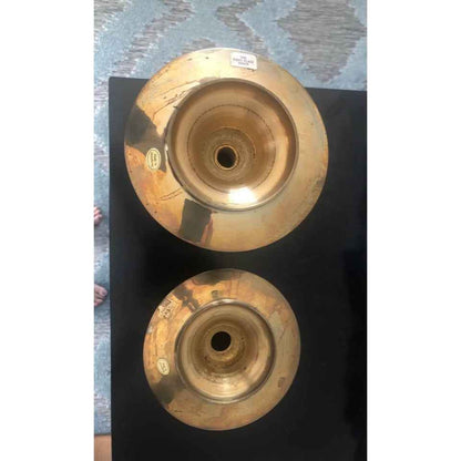 Two Vintage Heavy Metal Candle Sticks  (C2)