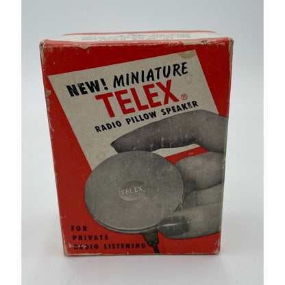 VINTAGE TELEX RADIO PILLOW SPEAKER - Vintosh Vintage