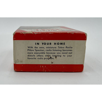 VINTAGE TELEX RADIO PILLOW SPEAKER - Vintosh Vintage