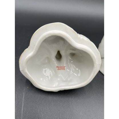 Vintage Dermay 5th Ave Victorian Woman Ceramic Powder Box Japan (B6) - Vintosh Vintage