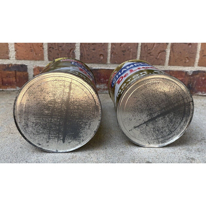 Vintage CHAMPLIN DeLuxe Motor Oil Can 1 FULL Quart - Vintosh Vintage