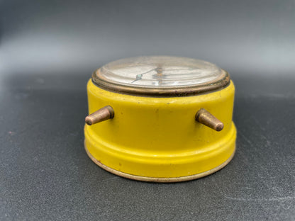 Vintage Jerger Chambord Yellow Mechanical Twin Bell
Alarm Clock West Germany - Vintosh Vintage