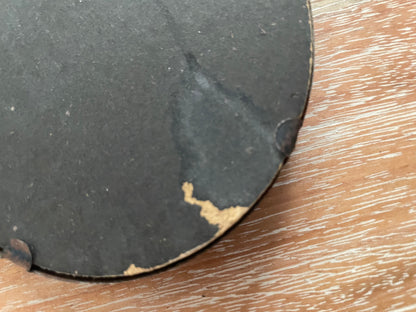 Antique Cupid Asleep Cupid Awake Prints In Double Oval Frame w/Chain - Vintosh Vintage