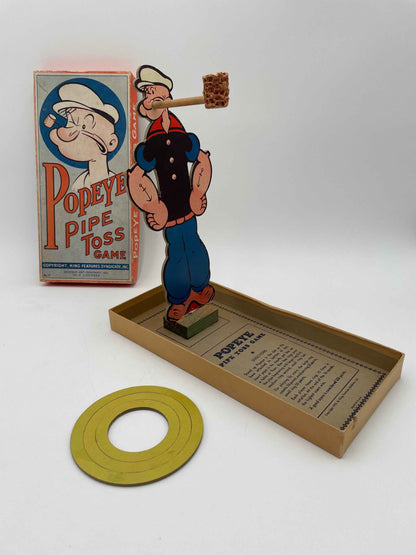 1935 Popeye Pipe Toss Boxed Game Complete w/ Instructions by Rosebud Art Company USA