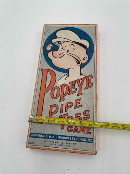 1935 Popeye Pipe Toss Boxed Game Complete w/ Instructions by Rosebud Art Company USA