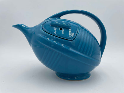 Hall China Specialties 1992 Peacock Blue Football Teapot
LIMITED EDITION