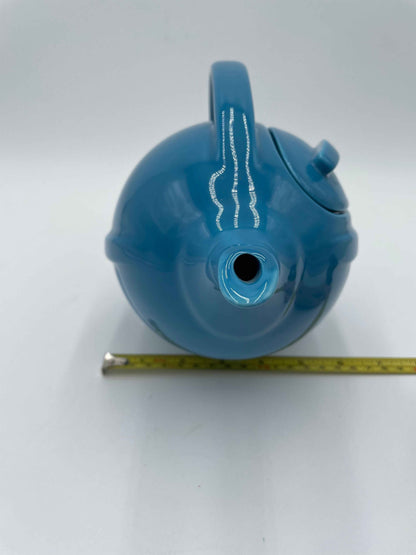 Hall China Specialties 1992 Peacock Blue Football Teapot
LIMITED EDITION
