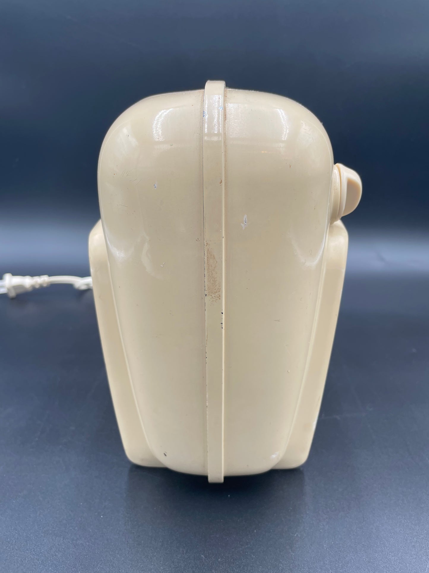 1946 Crosley 56TD Tube Ivory Bakelite Radio "Duette" Table Top Model - Works!