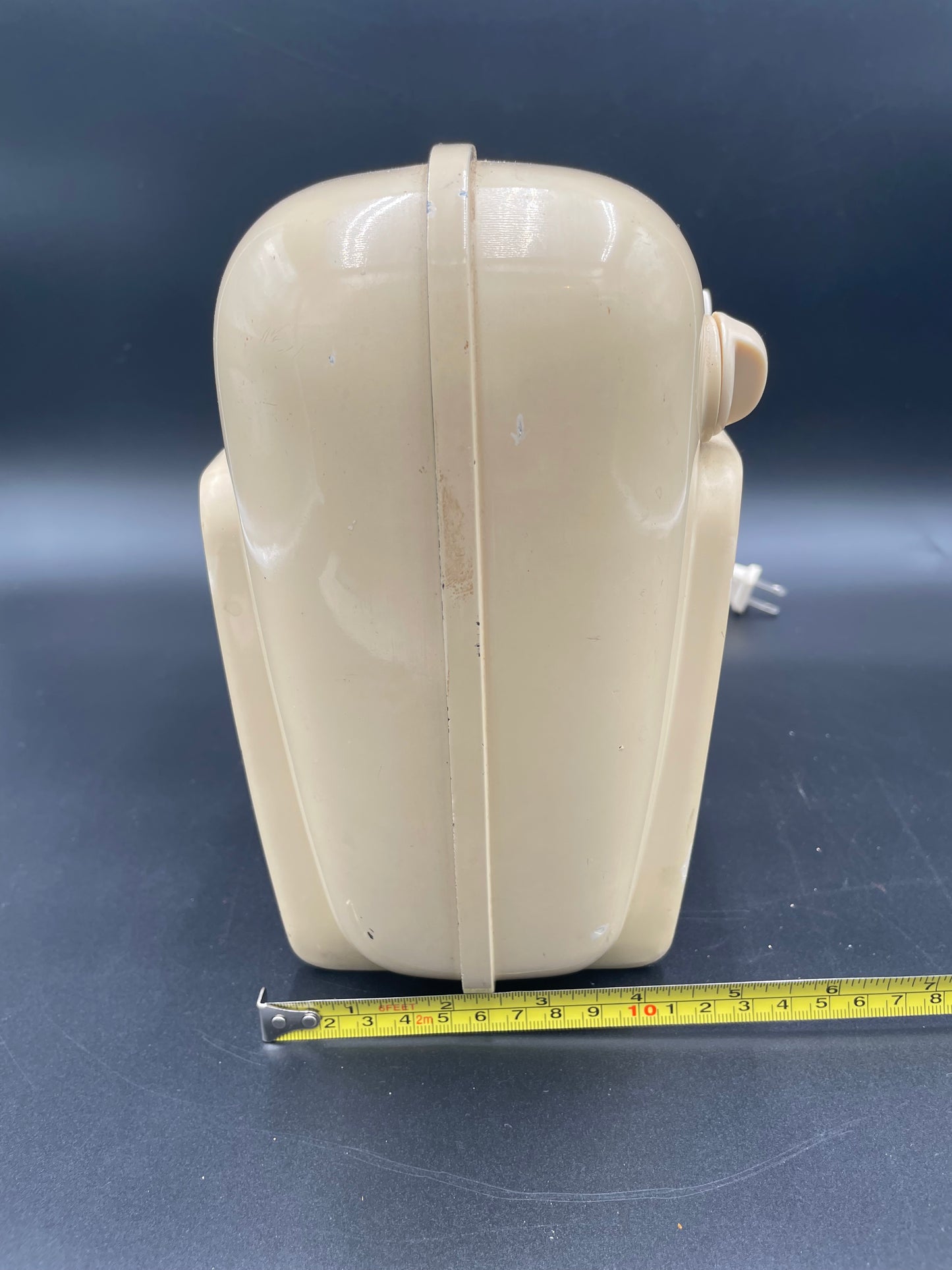 1946 Crosley 56TD Tube Ivory Bakelite Radio "Duette" Table Top Model - Works!