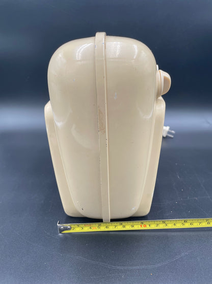 1946 Crosley 56TD Tube Ivory Bakelite Radio "Duette" Table Top Model - Works!