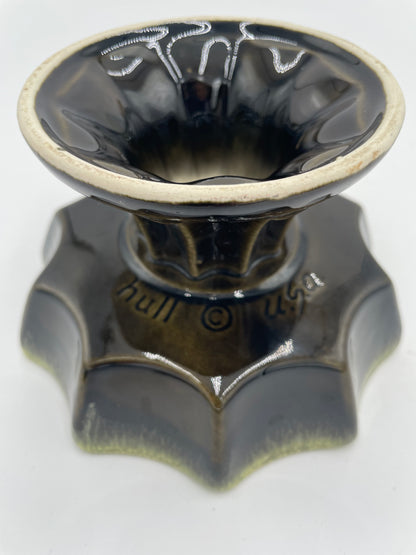 Vintage HULL F83 Art Pottery Small Deep Green Compote
Pedestal Bowl USA - Vintosh Vintage