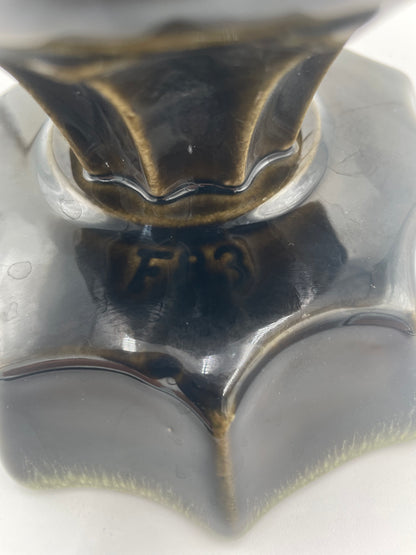 Vintage HULL F83 Art Pottery Small Deep Green Compote
Pedestal Bowl USA - Vintosh Vintage