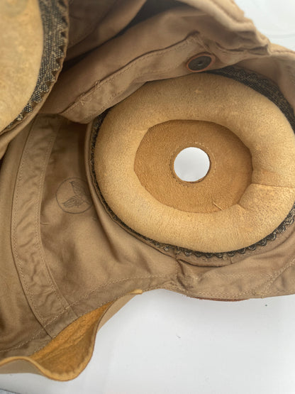 WWII USAAF AN-H-15
Summer Flight Helmet & 1943 Leather Flying
Goggles - Vintosh Vintage