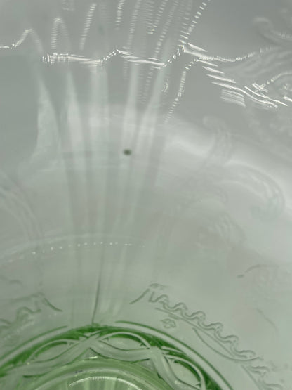 Rare 1937 Lancaster
Elegant Depression
Glass Sphinx Centerpiece Bowl Uranium - Vintosh Vintage