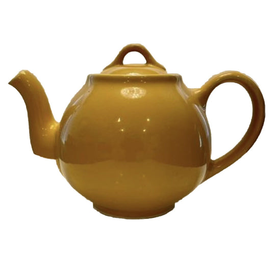 1940s Liptons Teapot Mustard Yellow (B2) - Vintosh Vintage