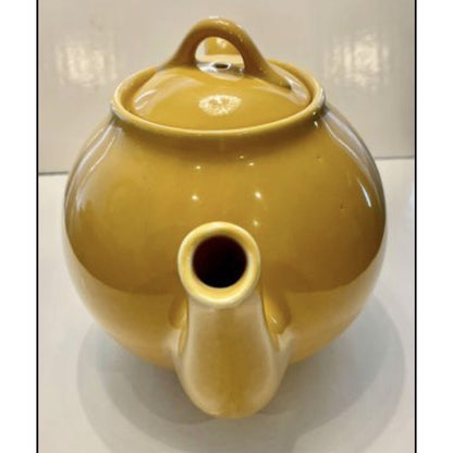 1940s Liptons Teapot Mustard Yellow (B2) - Vintosh Vintage