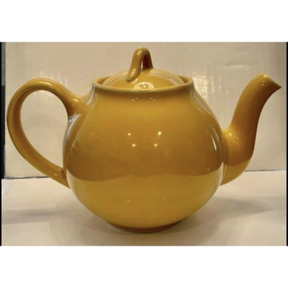 1940s Liptons Teapot Mustard Yellow (B2) - Vintosh Vintage