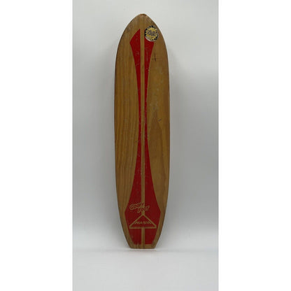 Original 1963 NASH "Goofy Foot" Wood Skateboard - Vintosh Vintage