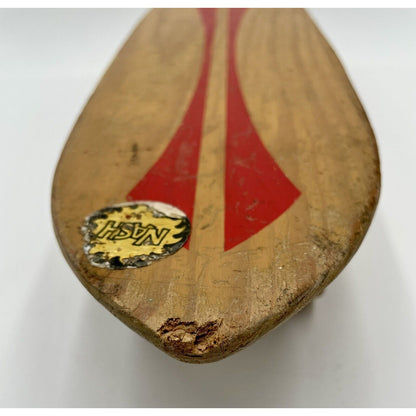Original 1963 NASH "Goofy Foot" Wood Skateboard - Vintosh Vintage