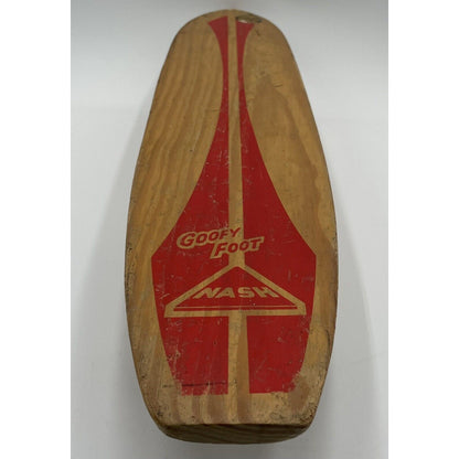 Original 1963 NASH "Goofy Foot" Wood Skateboard - Vintosh Vintage