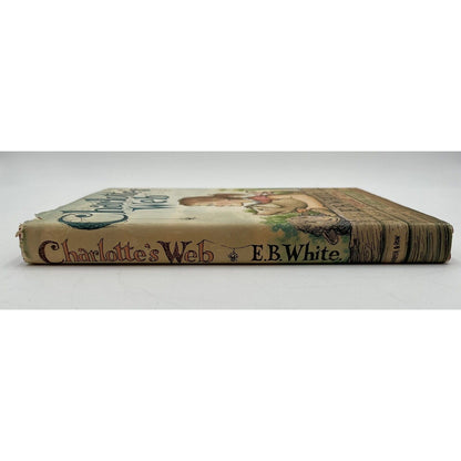 Charlotte's Web: E. B. White (1952) Hardcover Book Club Edition + Dust Jacket - Vintosh Vintage