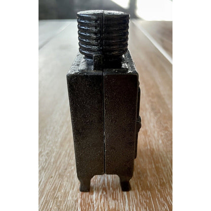 Vintage Cast Iron Coil Top Refrigerator Still Bank (B4) - Vintosh Vintage