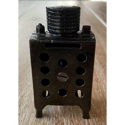 Vintage Cast Iron Coil Top Refrigerator Still Bank (B4) - Vintosh Vintage