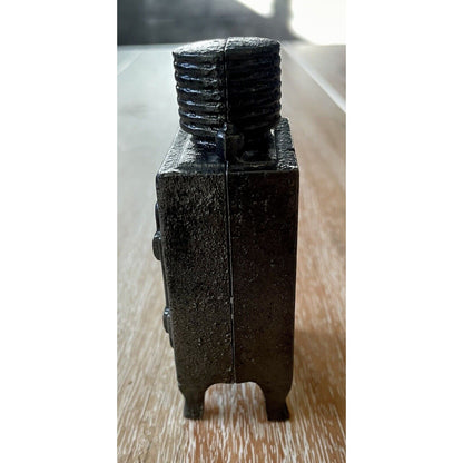 Vintage Cast Iron Coil Top Refrigerator Still Bank (B4) - Vintosh Vintage